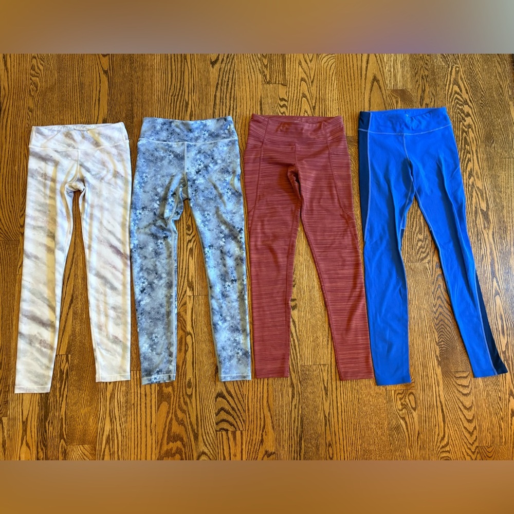 Athleta girl legging bundle, size girls Large (10/12)